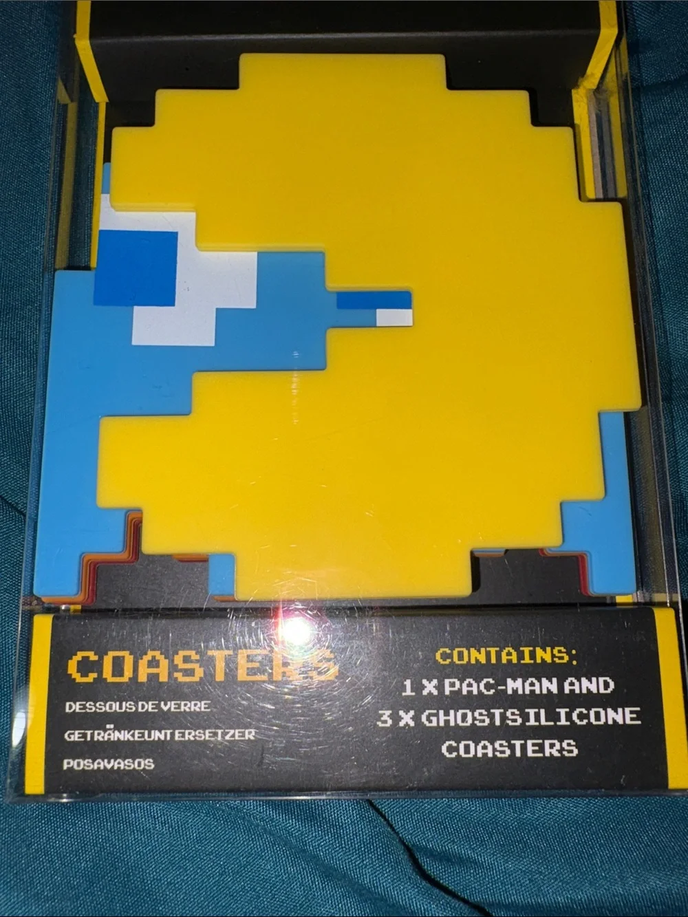 Pac-Man Silicone Coaster Set by Paladone